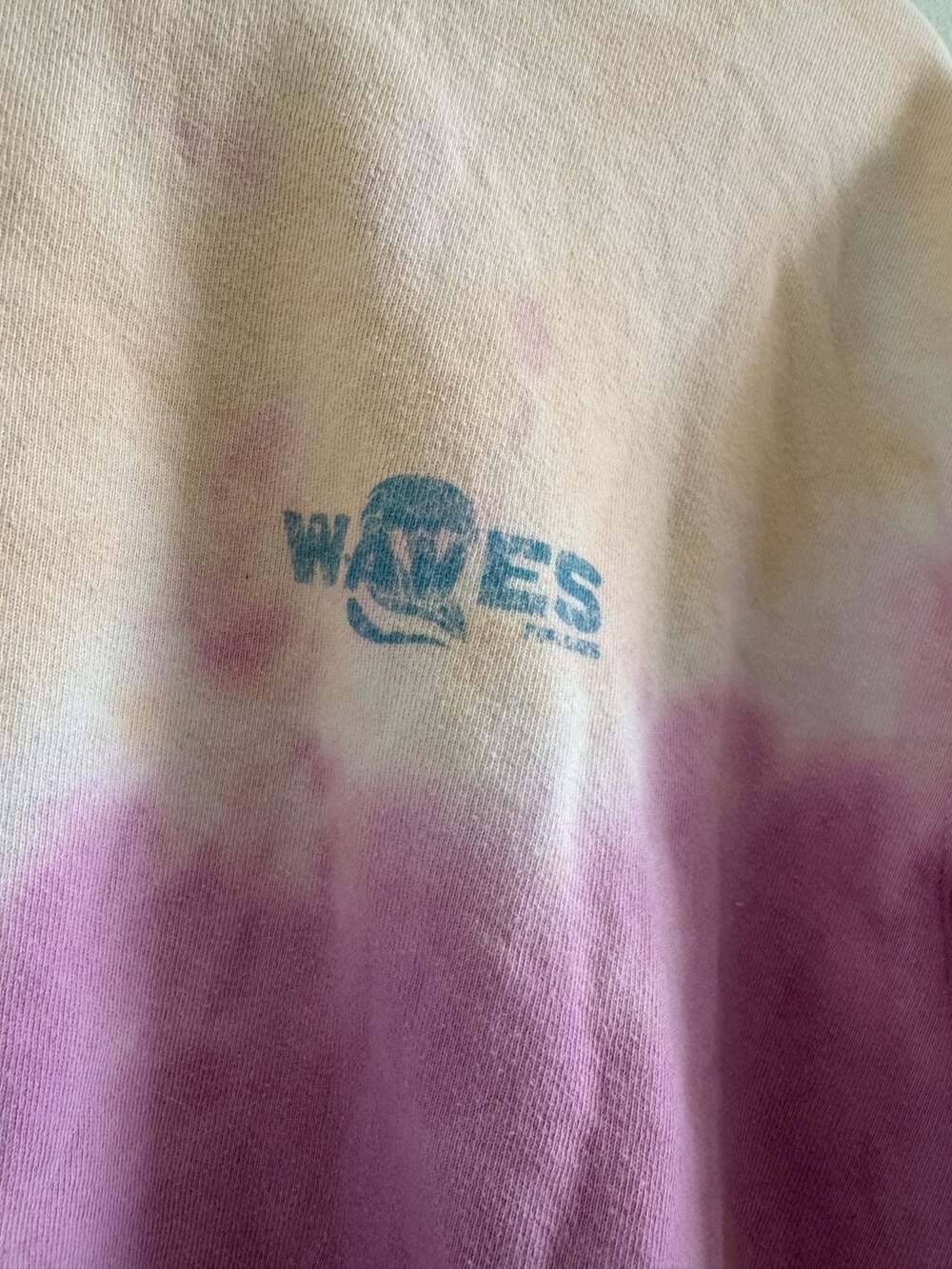 Billabong Waves Multicolor Pastel Tie Dye Crewneck Sweatshirt - Picture 2 of 4